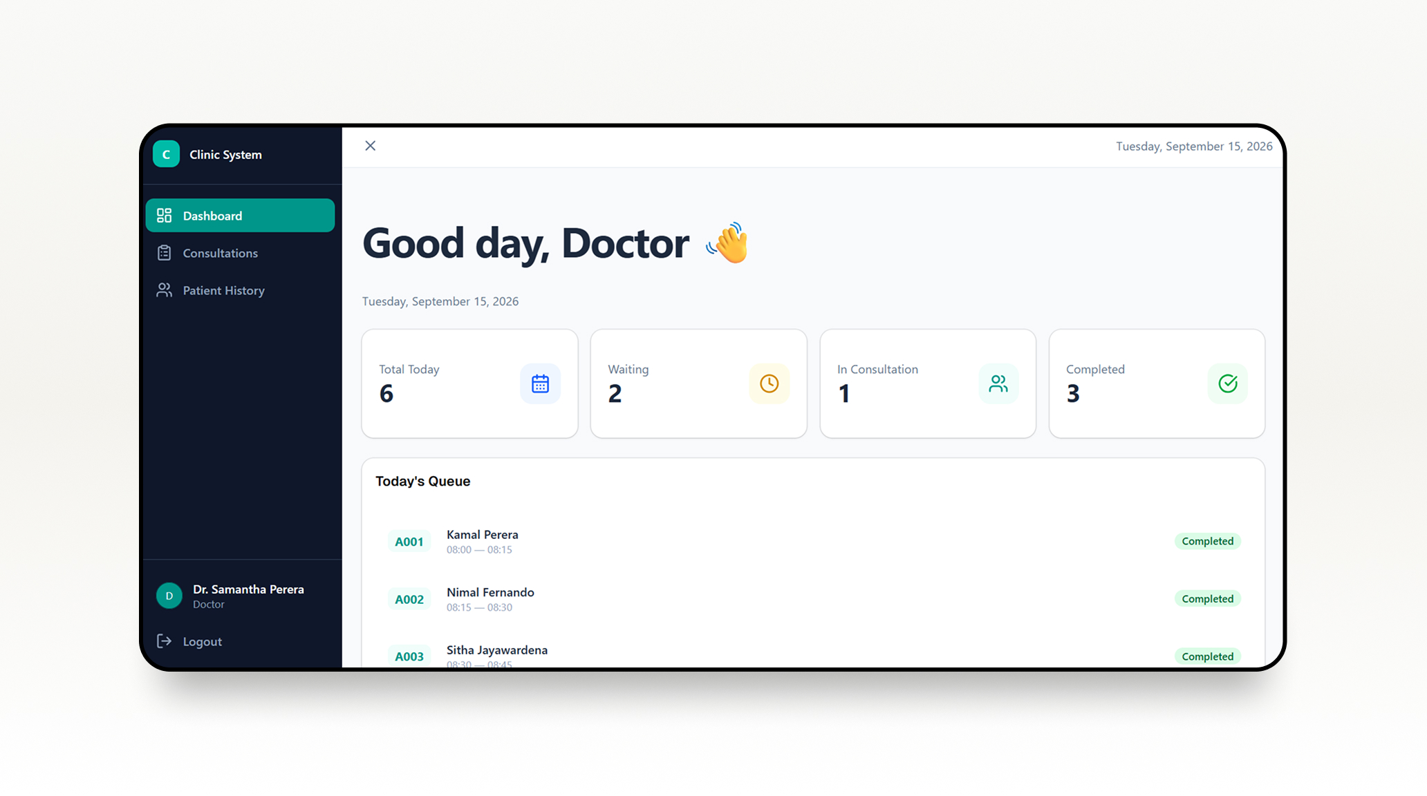 Clinic Flow Website and Web App — image 2 of 5