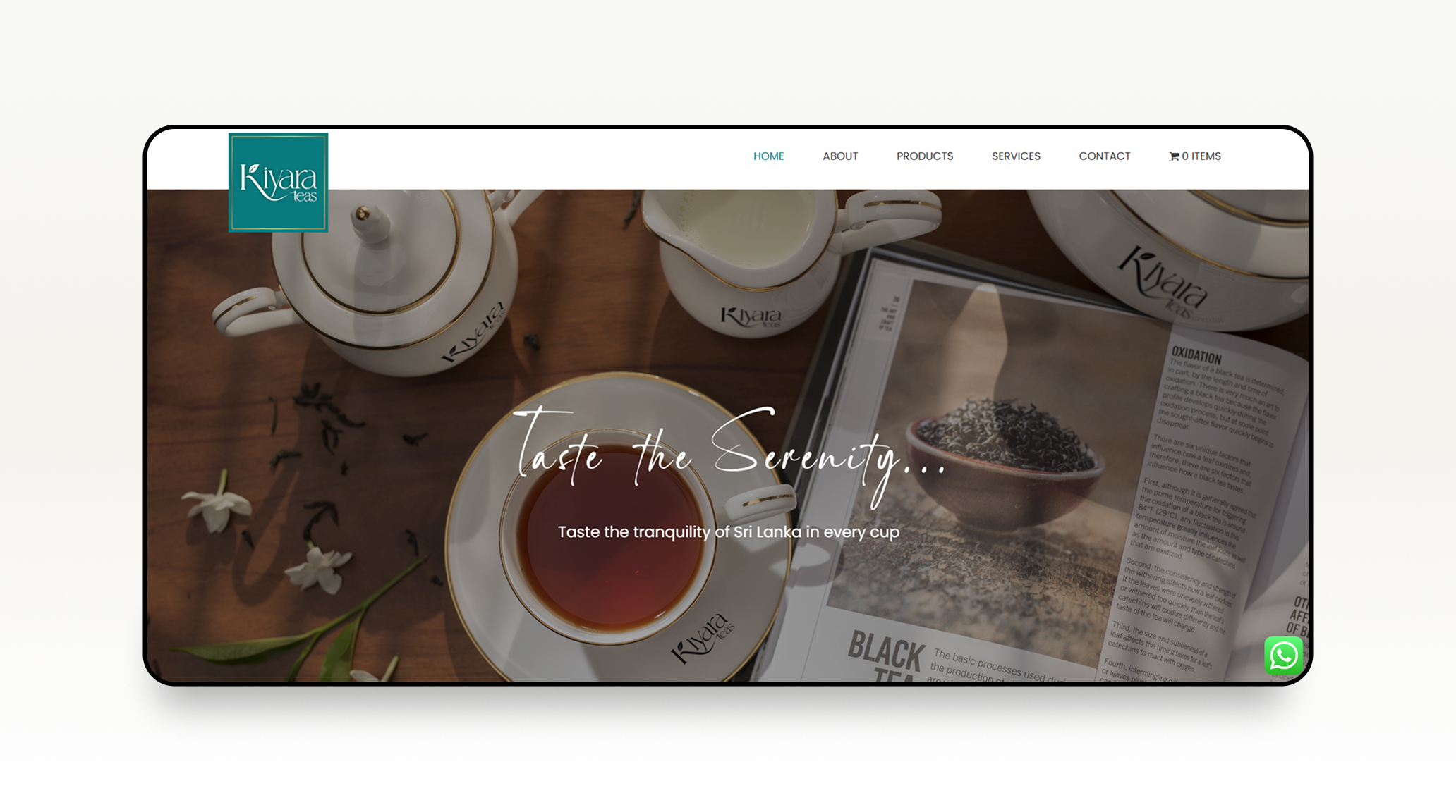 Kiyarateas Website — image 2 of 4