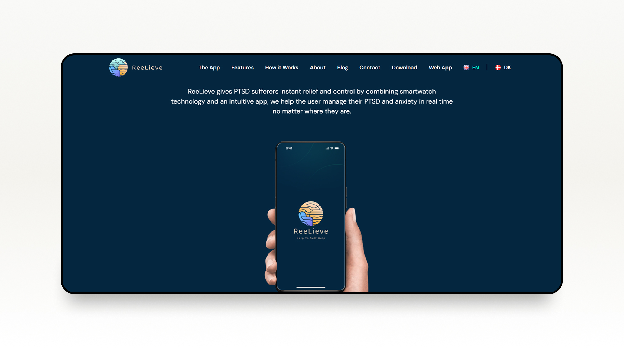 Reelieve Website — image 1 of 4